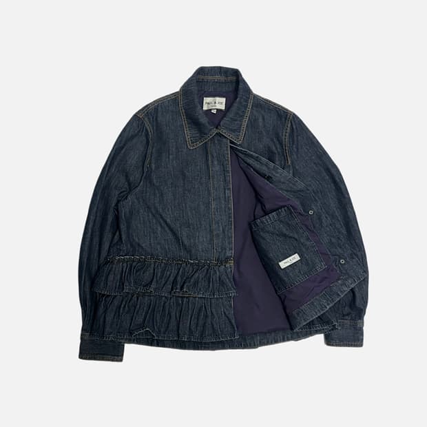 PAUL&JOE 폴앤조 데님 프릴자켓