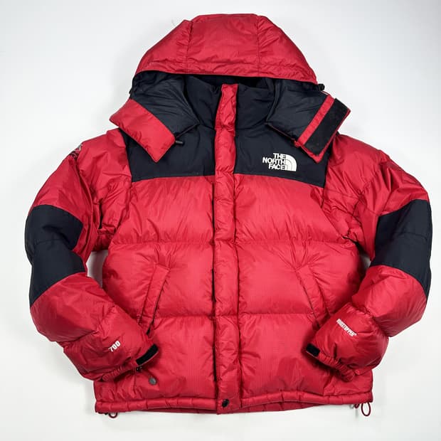 노스페이스 700 써밋시리즈 드롭 다운 패딩 레드 S