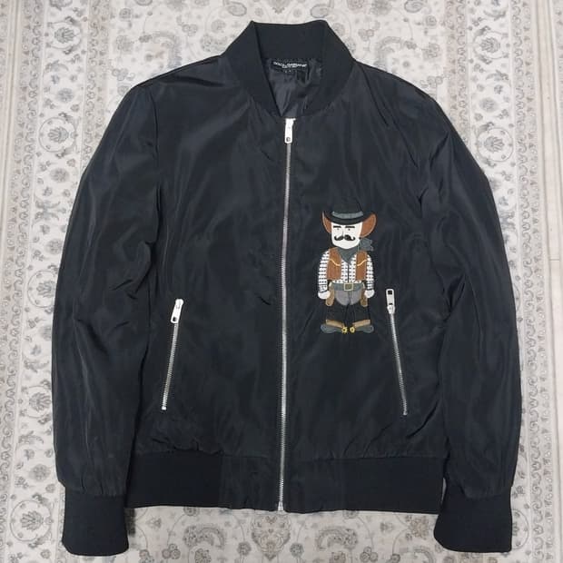 돌체앤가나 카우보이 패치 봄버자켓 L (가품같음)