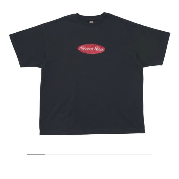 듀테로 26 SS Museum Peace 로고 블랙 반팔 티셔츠