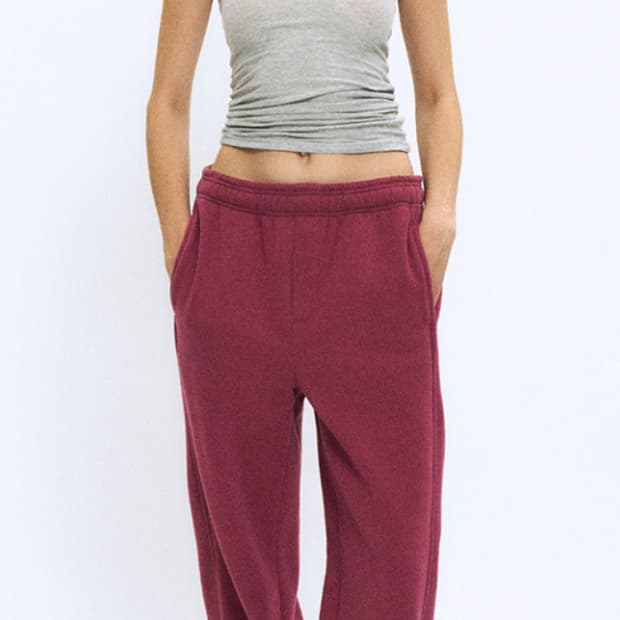 파르티멘토 우먼 와이드 스웻팬츠