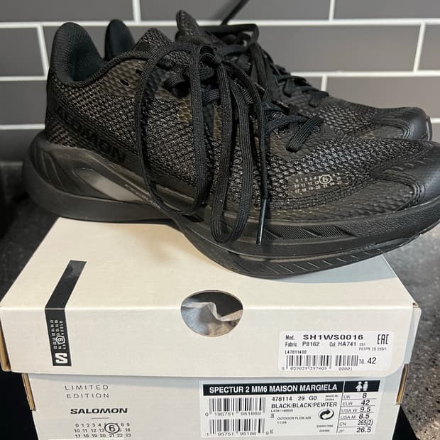 [새상품급] 살로몬x마르지엘라 스펙터 블랙 265