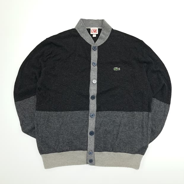 CN979 XL 라코스테 라이브 알파카 울 블렌드 니트 가디건