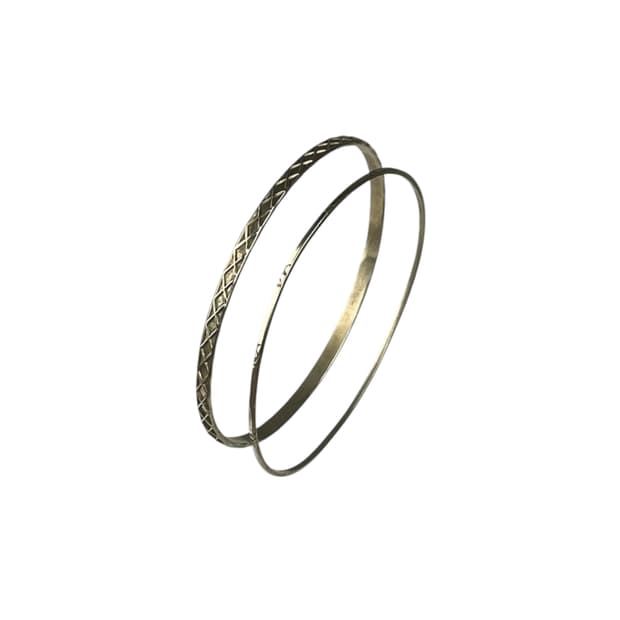 SCAB layered bangle set