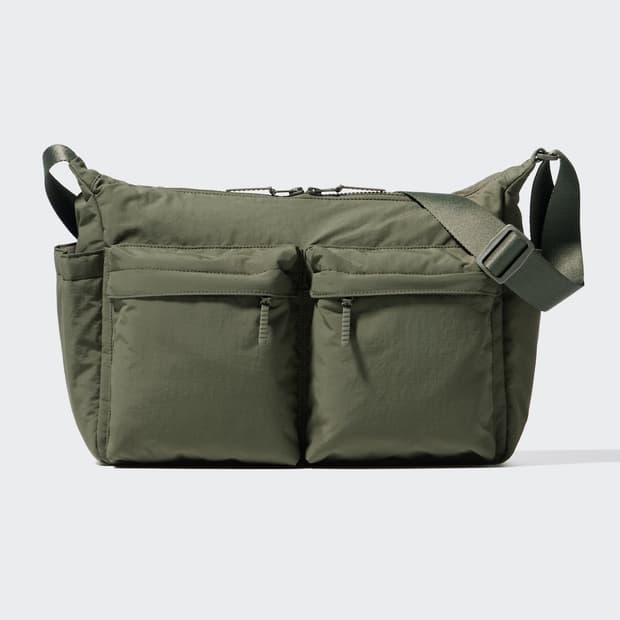 [새상품] 유니클로 멀티 포켓 숄더백 올리브