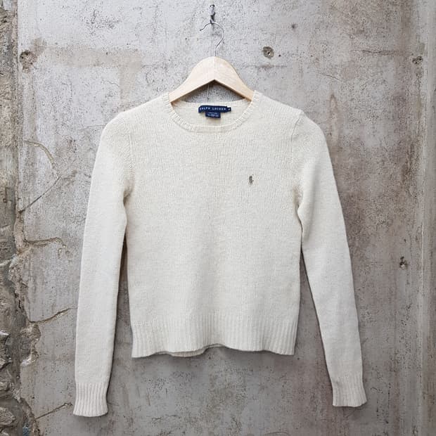 랄프로렌 숏 니트 M사이즈 