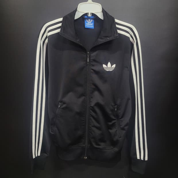 아디다스 불꽃 파이어버드 검흰 트랙탑 져지 