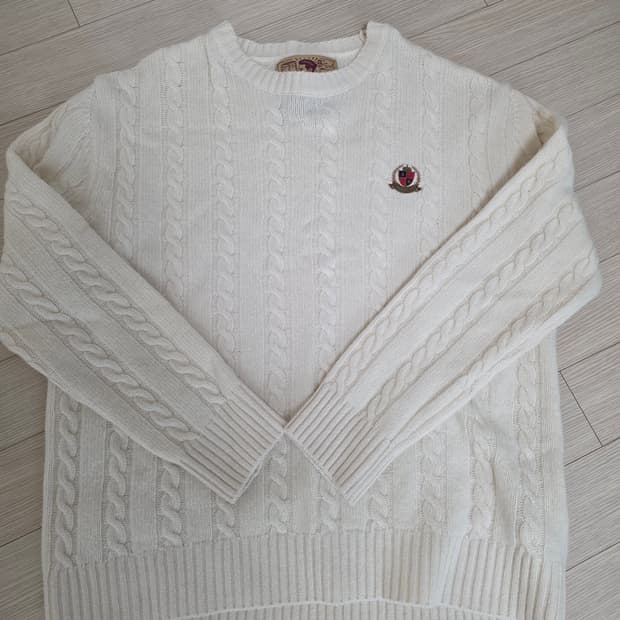 리넥츠 케이블 니트 아이보리  1 사이즈 (100~105)