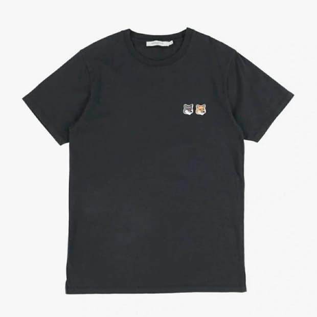 메종키츠네 더블폭스 반팔티