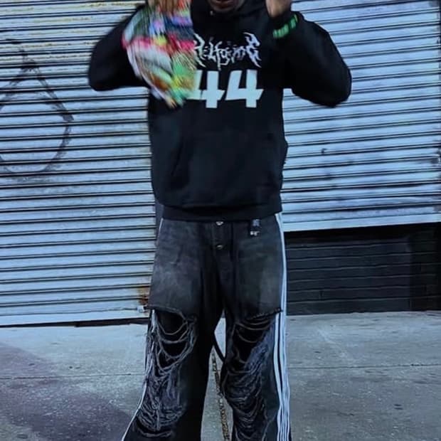 Yori sports 5-stripe denim 요리 스포츠 