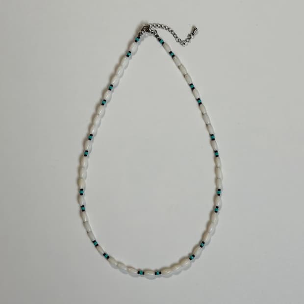 Seashell Necklace - Sky Blue