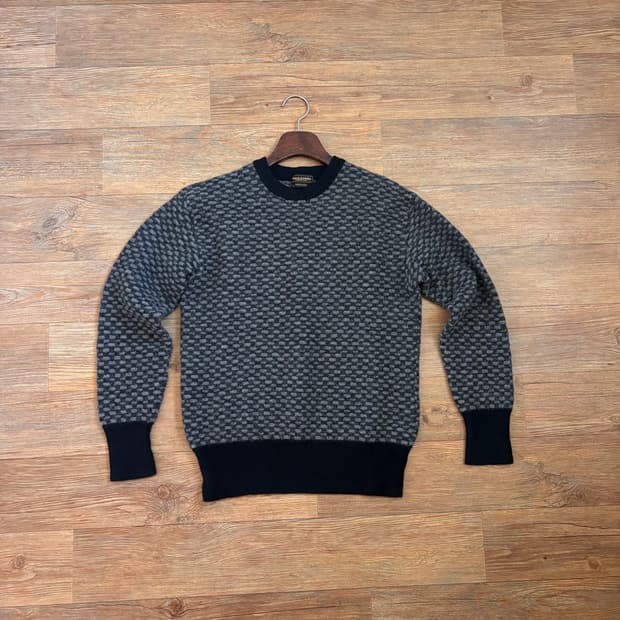 블랙앤화이트 골프 울니트 66 77 일본 수입 정품 촘촘한 조직감