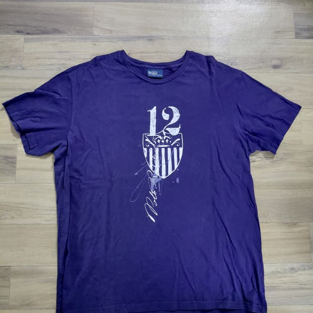 90s 폴로 랄프로렌 쉴드 프린팅 반팔