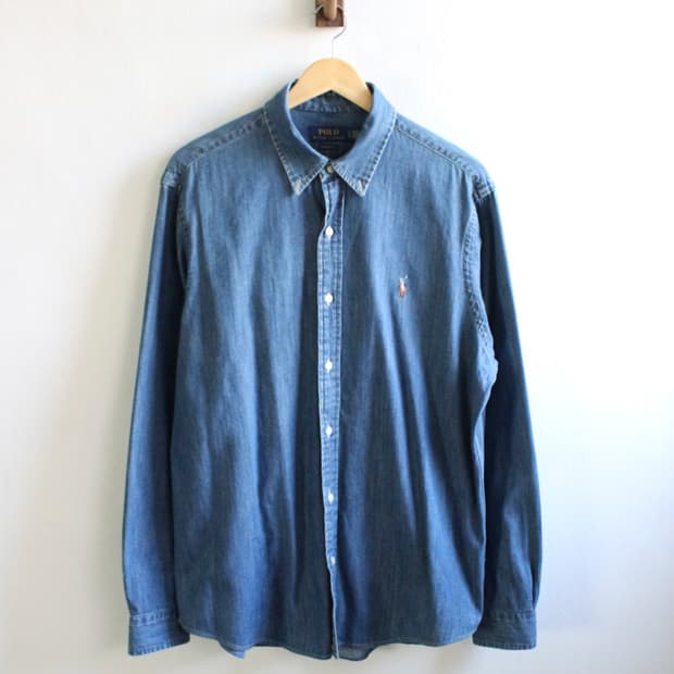 폴로 데님 셔츠