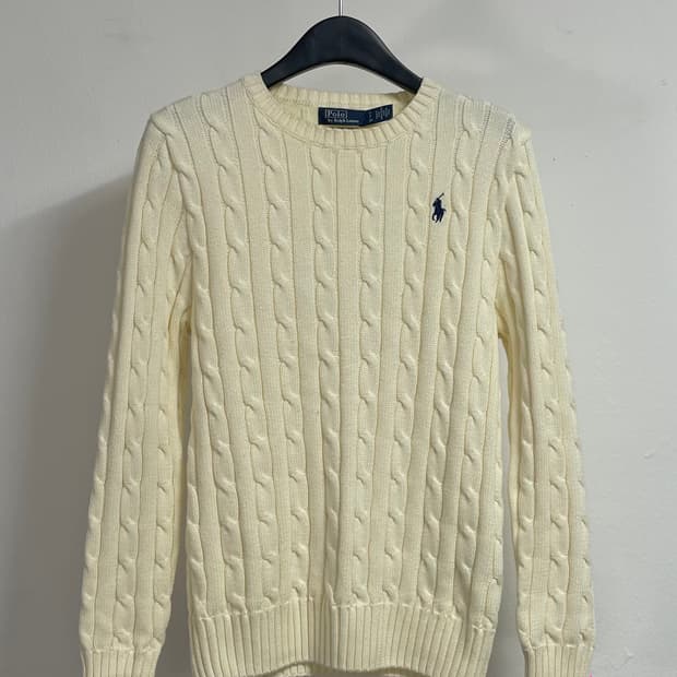 폴로 랄프로렌 우먼스 케이블 코튼 니트 (on.126)