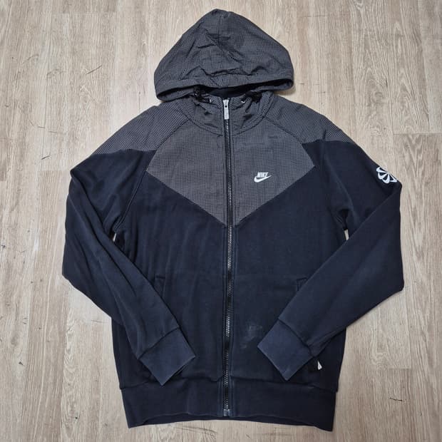 나이키 스우시 스포츠웨어 나일론 배색 후드집업 M(95)