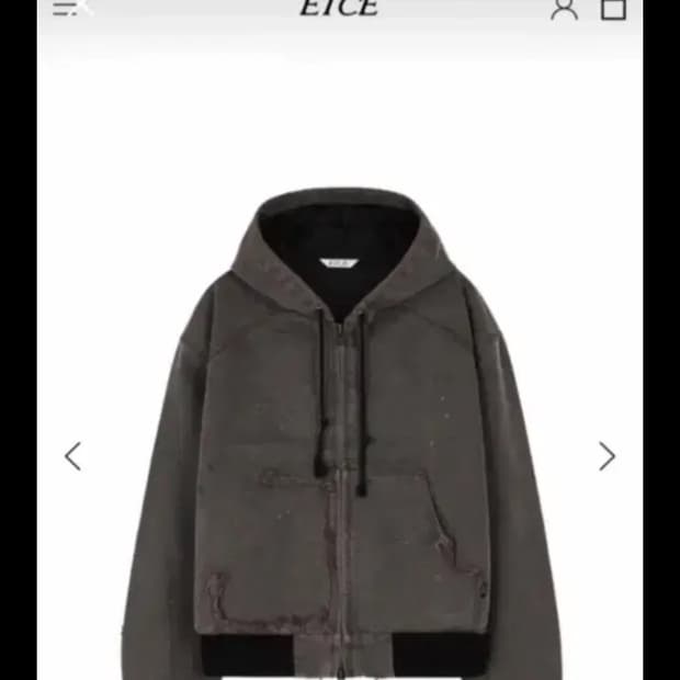etce 워크 후디 자켓