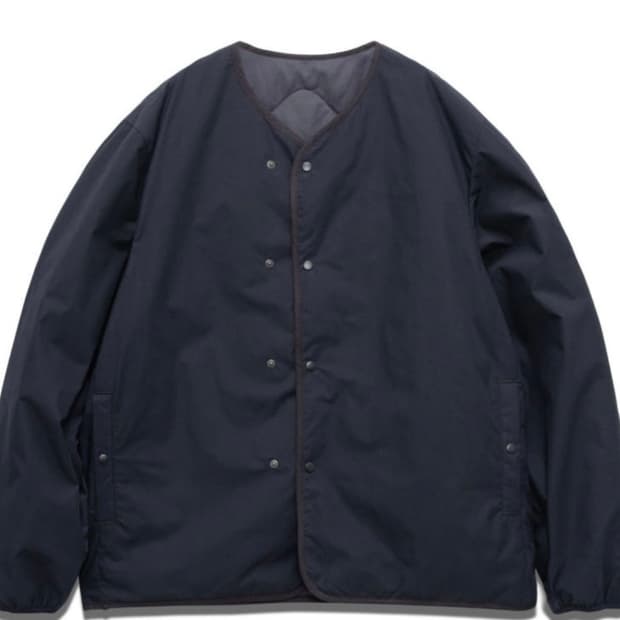 나나미카 25fw 리버시블 다운 가디건 네이비 M