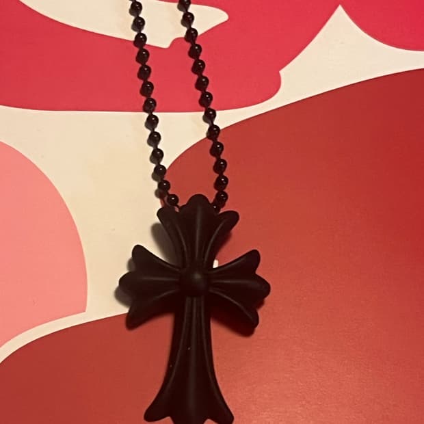 크롬하츠 실리크롬 십자가 목걸이