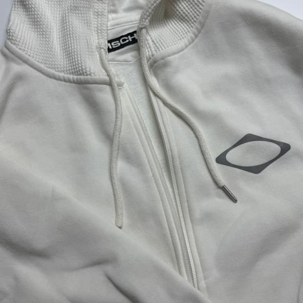 미스치프 와플 후드집업 화이트 M