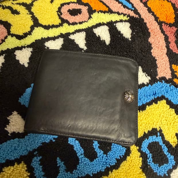 크롬하츠 크로스 원볼 반지갑