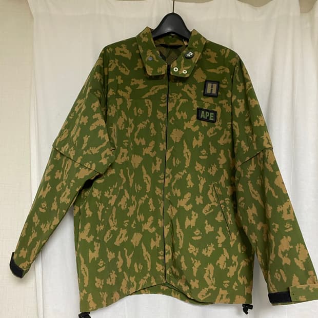 니고 베이프 카모 컨버터블 자켓