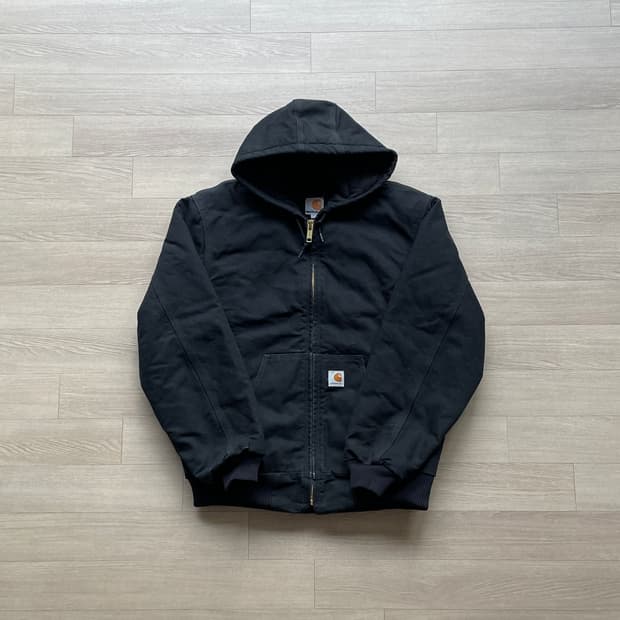 칼하트 J140 BLK 블랙 액티브 자켓 빈티지