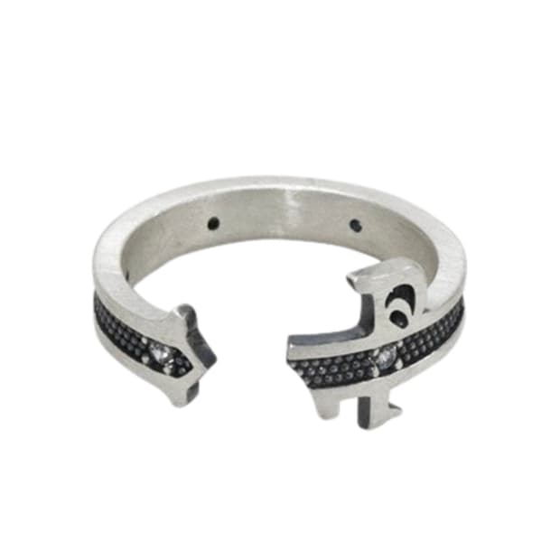 폴리테루 반지 925 실버 링 001 심볼 P 17호