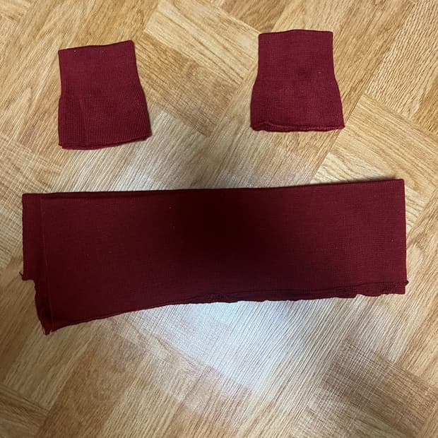 A-2 자켓 빨간색 시보리 리페어 세트