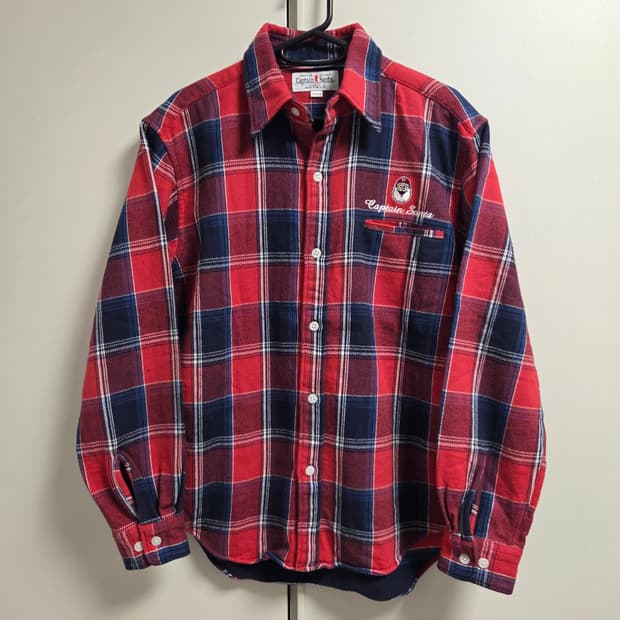 Captain Santa 재팬 플란넬 체크 셔츠 L(100)