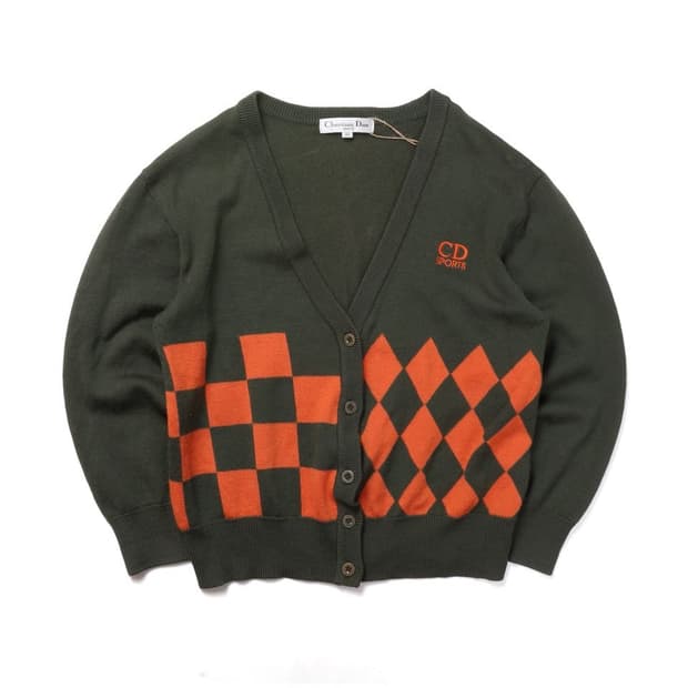 크리스찬 디올 Christion Dior Pattern Cardigan 
