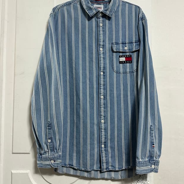 타미힐피거 스트라이프 셔츠