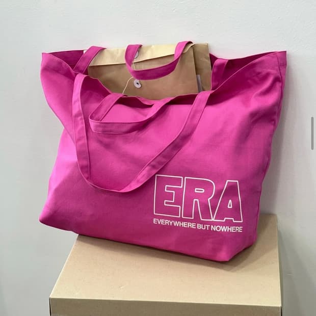 ERA 성수 팝업 리미티드 에코백 새제품
