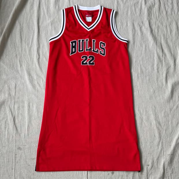 리복 NBA 빈티지 우먼 시카고불스 윌리엄 메쉬 원피스 M