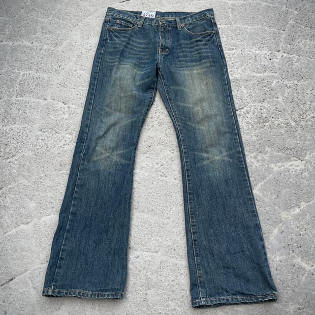(American&first)washing straight jean