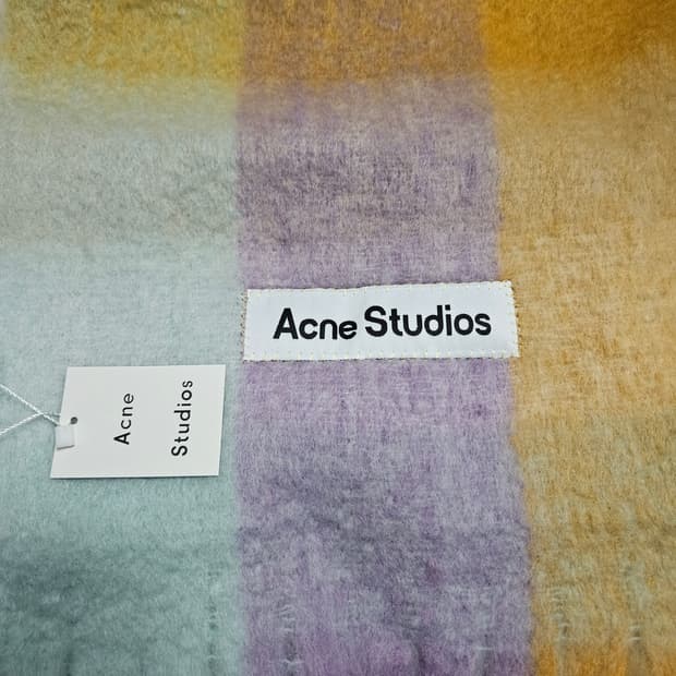 Acne Studios 머플러 (퍼플/민트/옐로우 믹스)