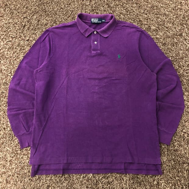 폴로 랄프로렌 90s 두산 카라 롱슬리브 티셔츠