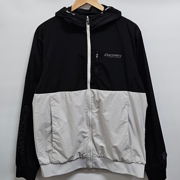 디스커버리 바람막이 후드자켓 100