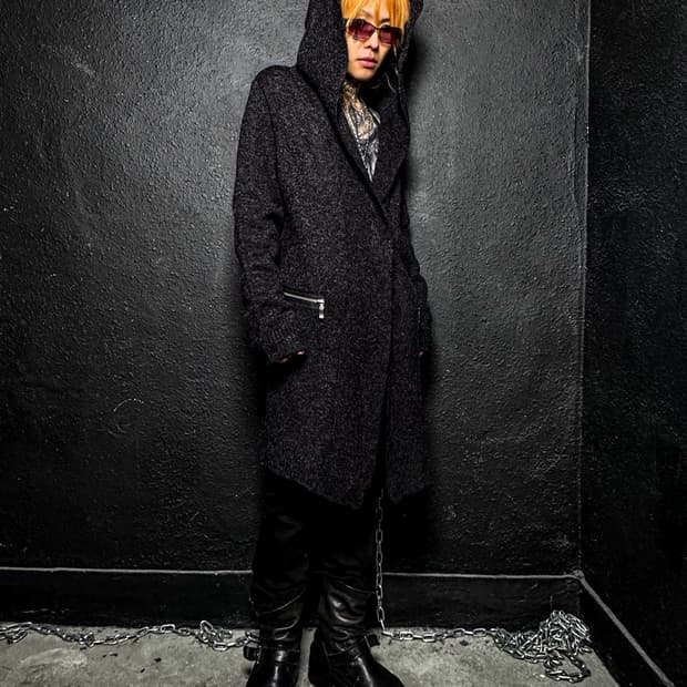 Hooded Knit Long Cardigan