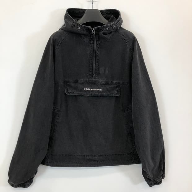 디스이즈네버댓 데님 아노락 자켓 XL 흑청