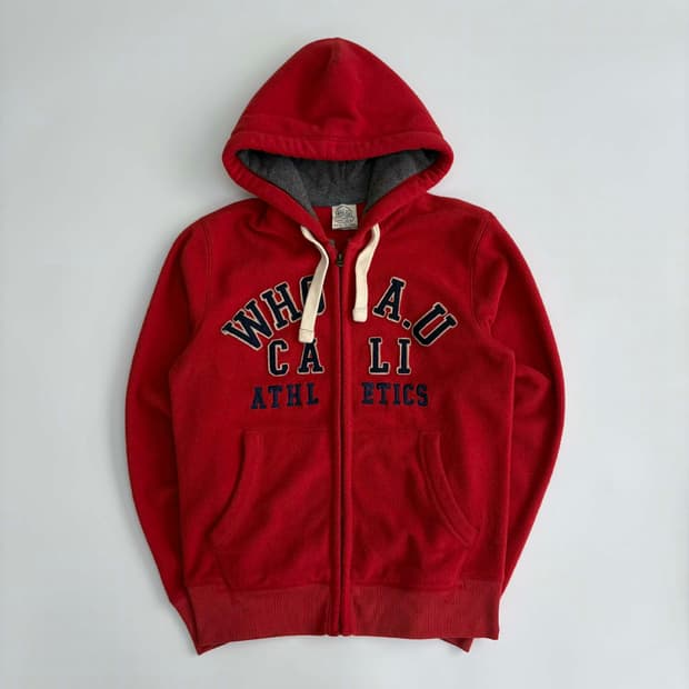 후아유 y2k 러블리힙 스웻 후드집업 희귀져지(L)