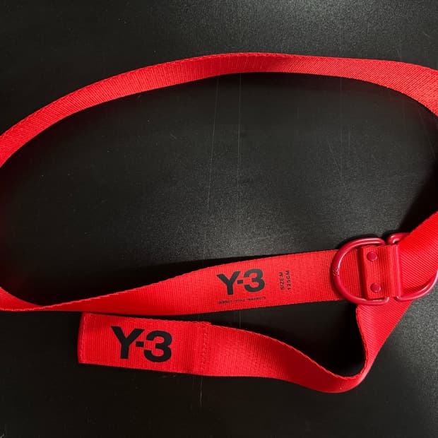 Y-3 벨트 ‘레드’