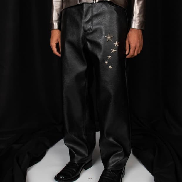Mosaic society leather pants