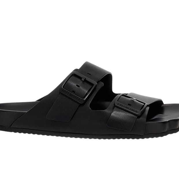 발렌시아가 선데이 샌들 블랙 43