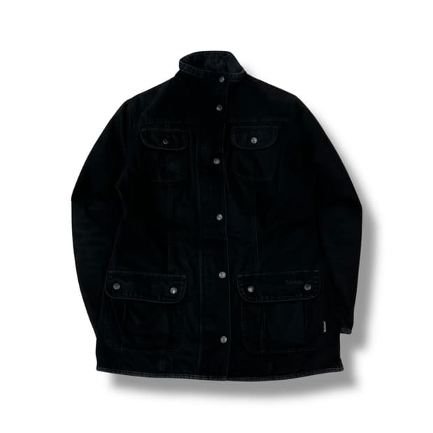 바버 인터내셔널 스웨이드 자켓 r1501