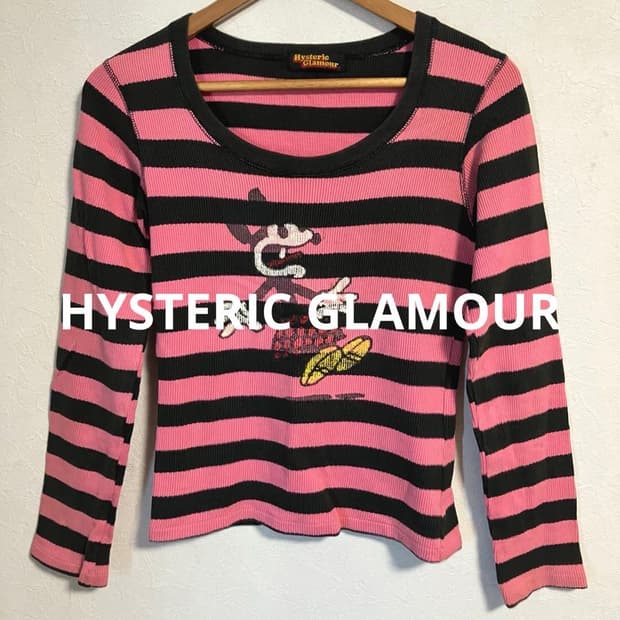 히스테릭글래머 90s 스트라이프 티셔츠