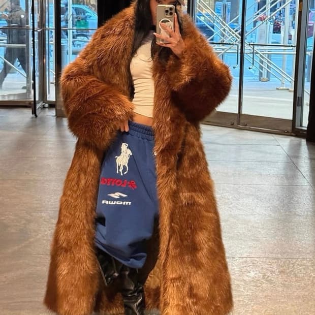 Mowalola 모와로라 스웻 조거 팬츠 블루