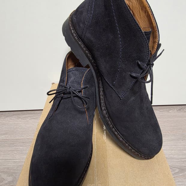 마시모뚜띠 남성 Black 스플릿 스웨이드 사파리 부츠 EU43(275)