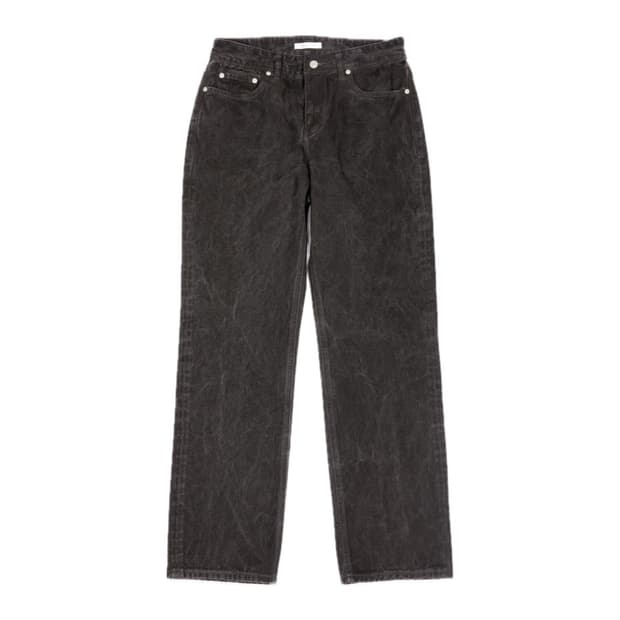 LIT / COATING DYED WIDE JEANS