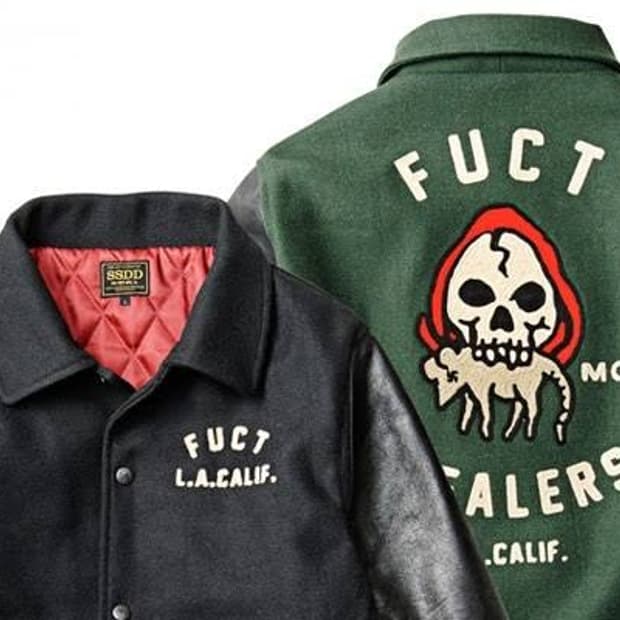 fuct ssdd 울 바시티 자켓 XL